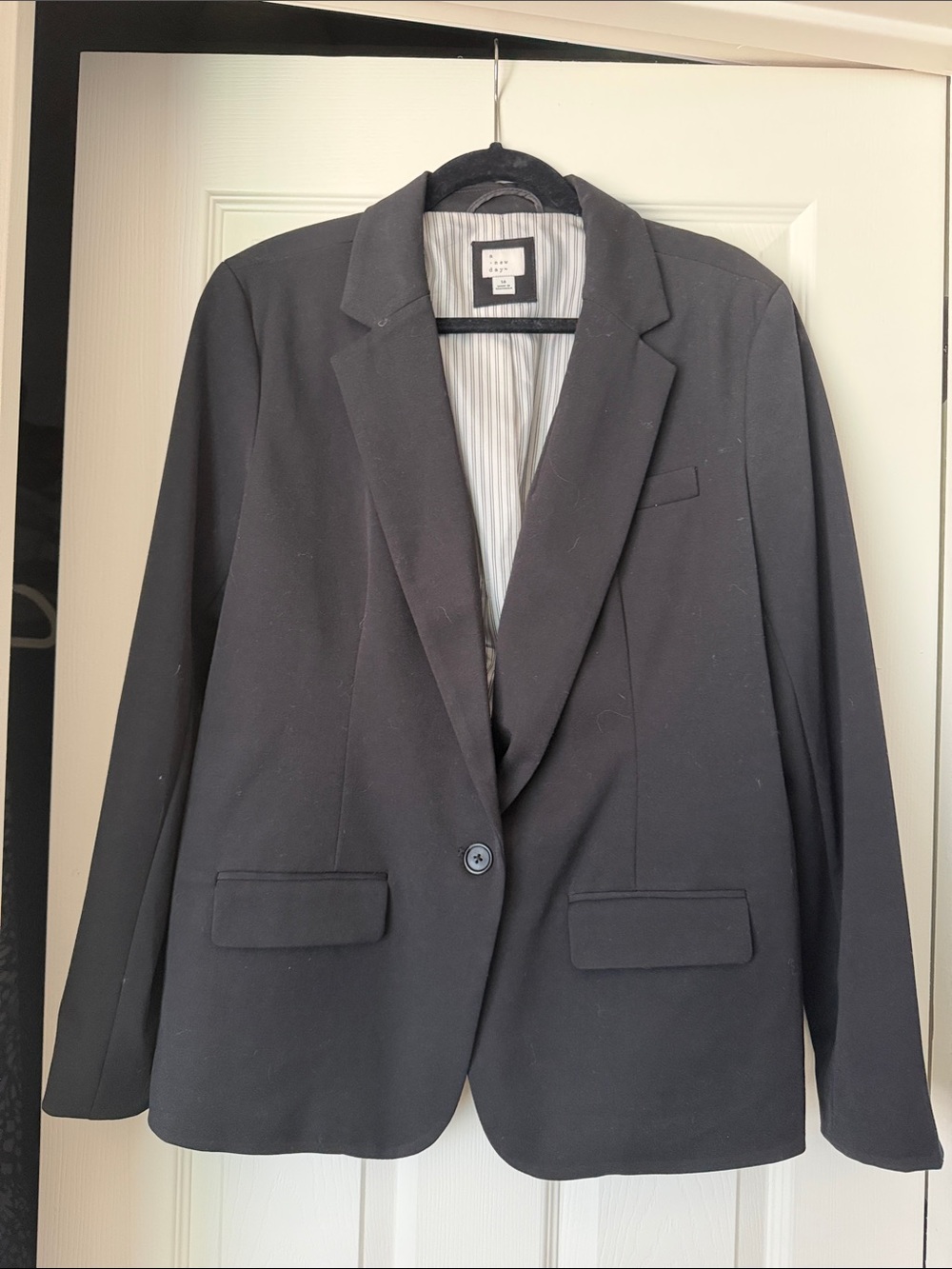 a new day Black Single-Button Women's Blazer